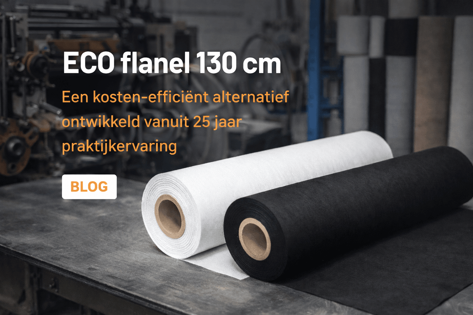 Deco Molton ECO 130 cm een kosten-efficiënt alternatief ontwikkeld vanuit 25 jaar praktijkervaring - 3BUTE