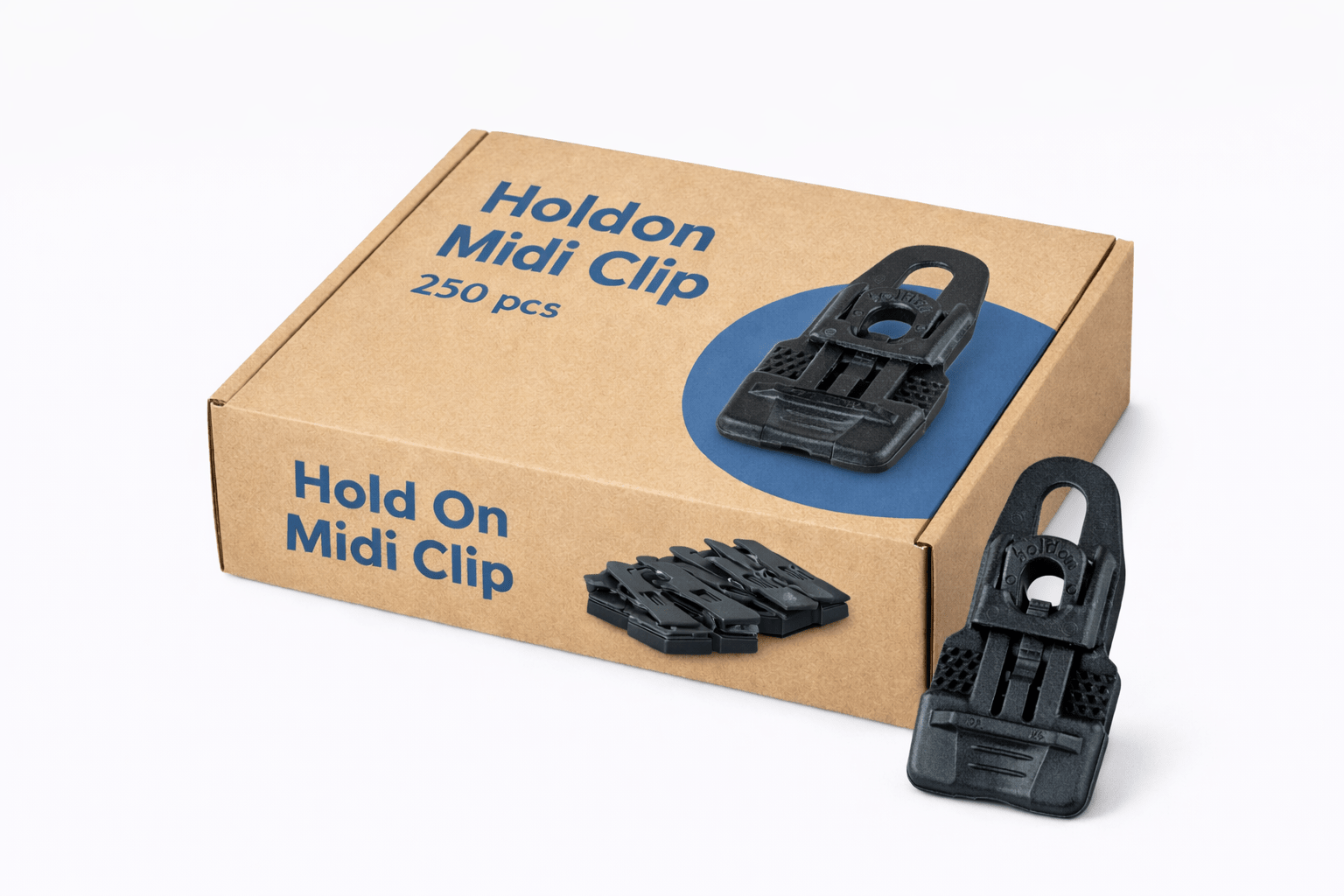 Holdon® Clip MIDI · zwart - Holdon clip - 3BUTE