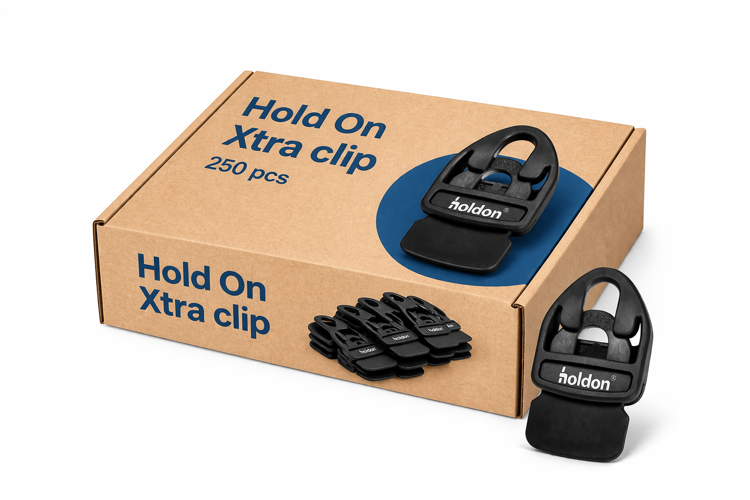 Holdon® XTRA Clip · zwart - Holdon clip - 3BUTE