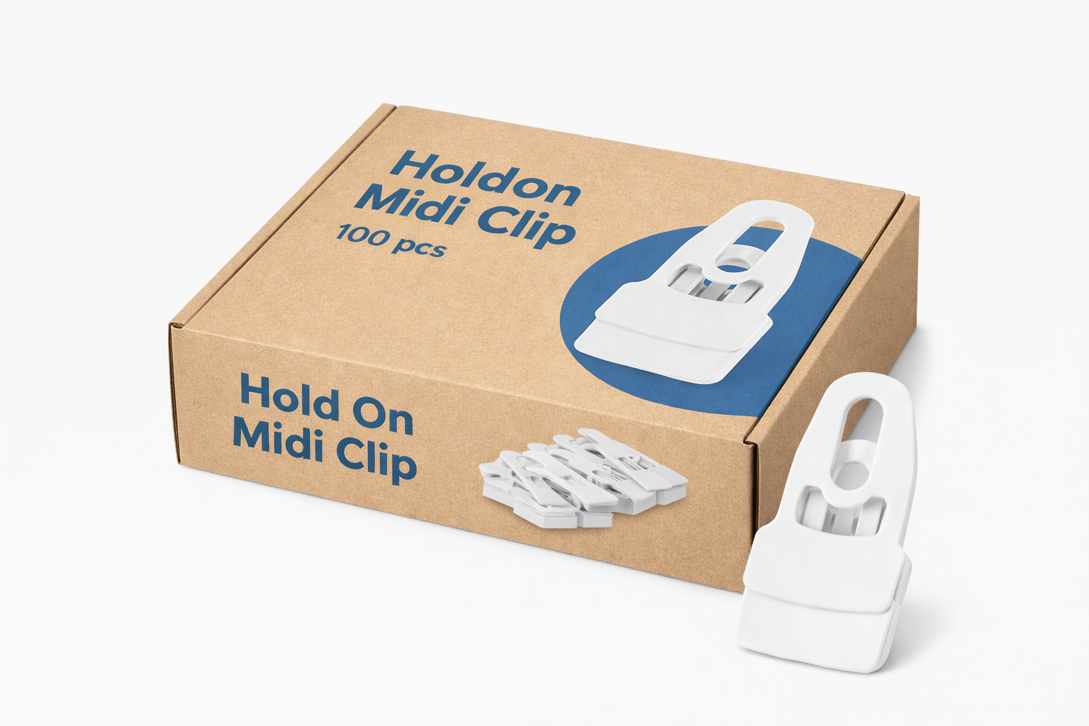 Holdon® Clip MIDI · wit - Holdon clip - 3BUTE