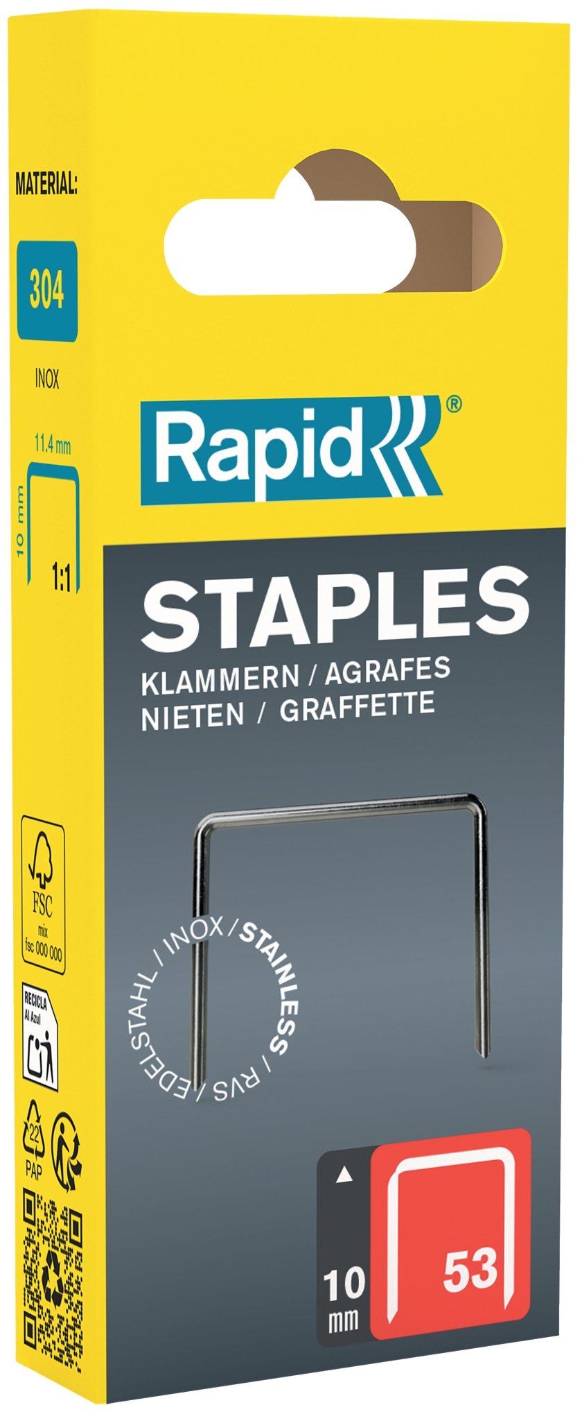 Nieten 53/10 mm RVS 1.080 stuks - Tools - 3BUTE