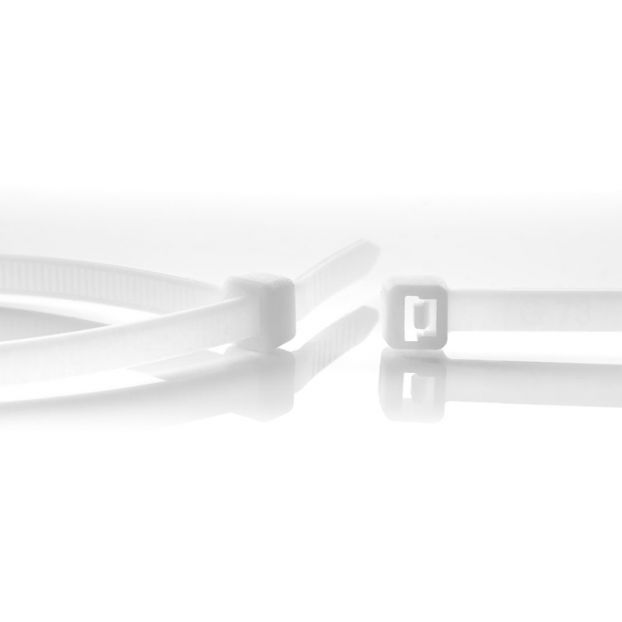 Kabelbinder 300 x 3,6 mm · naturel (100 stuks) - Kabelbinders - 3BUTE