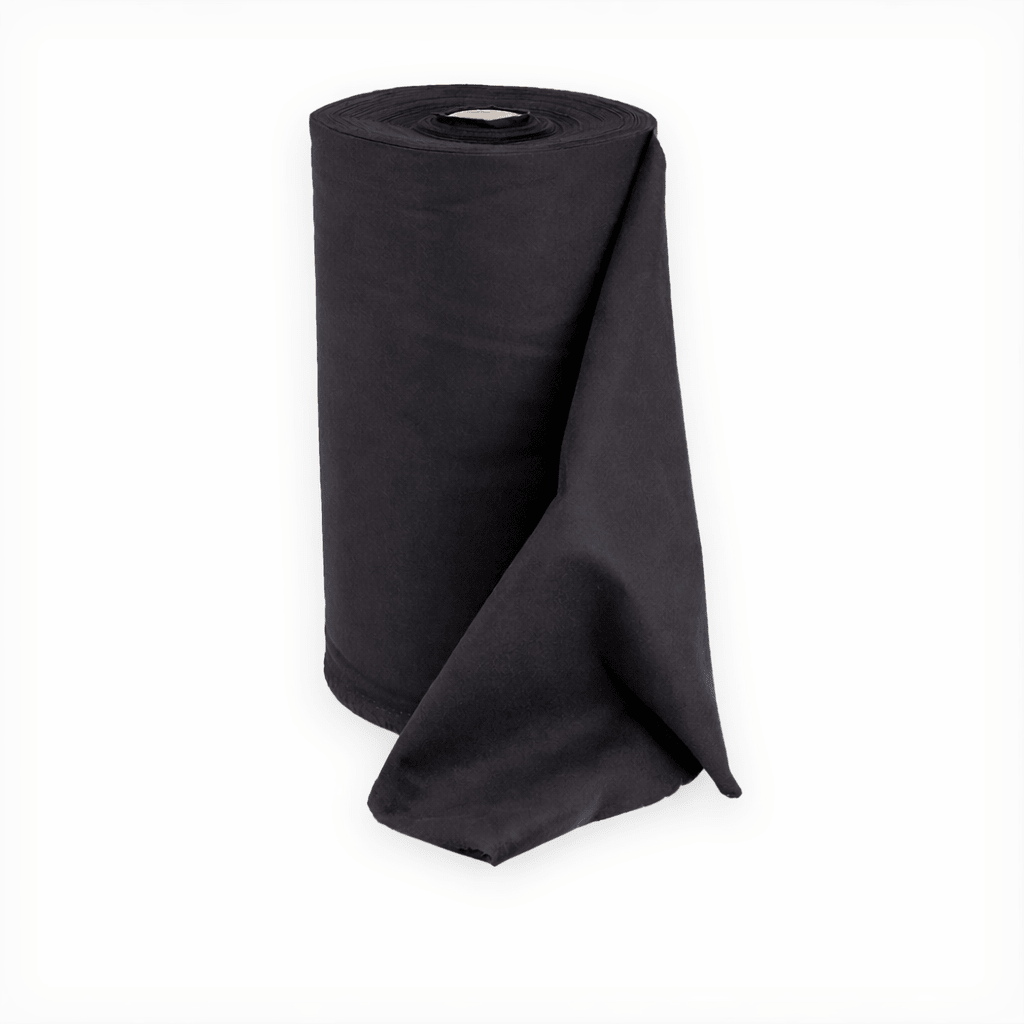 Premium flanel · 40 cm · zwart (9300) · rol 30m - Pre - cut flanel - 3BUTE
